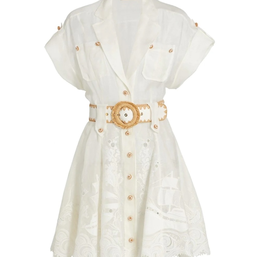 Zimmerman Postcard Embroidered Mini